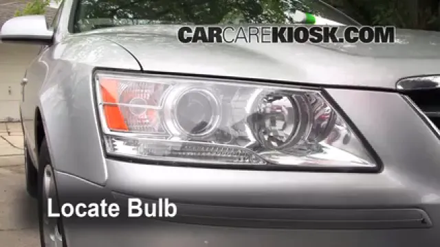 2009 Hyundai Sonata GLS 2.4L 4 Cyl. Luces Luz de giro delantera (reemplazar foco)